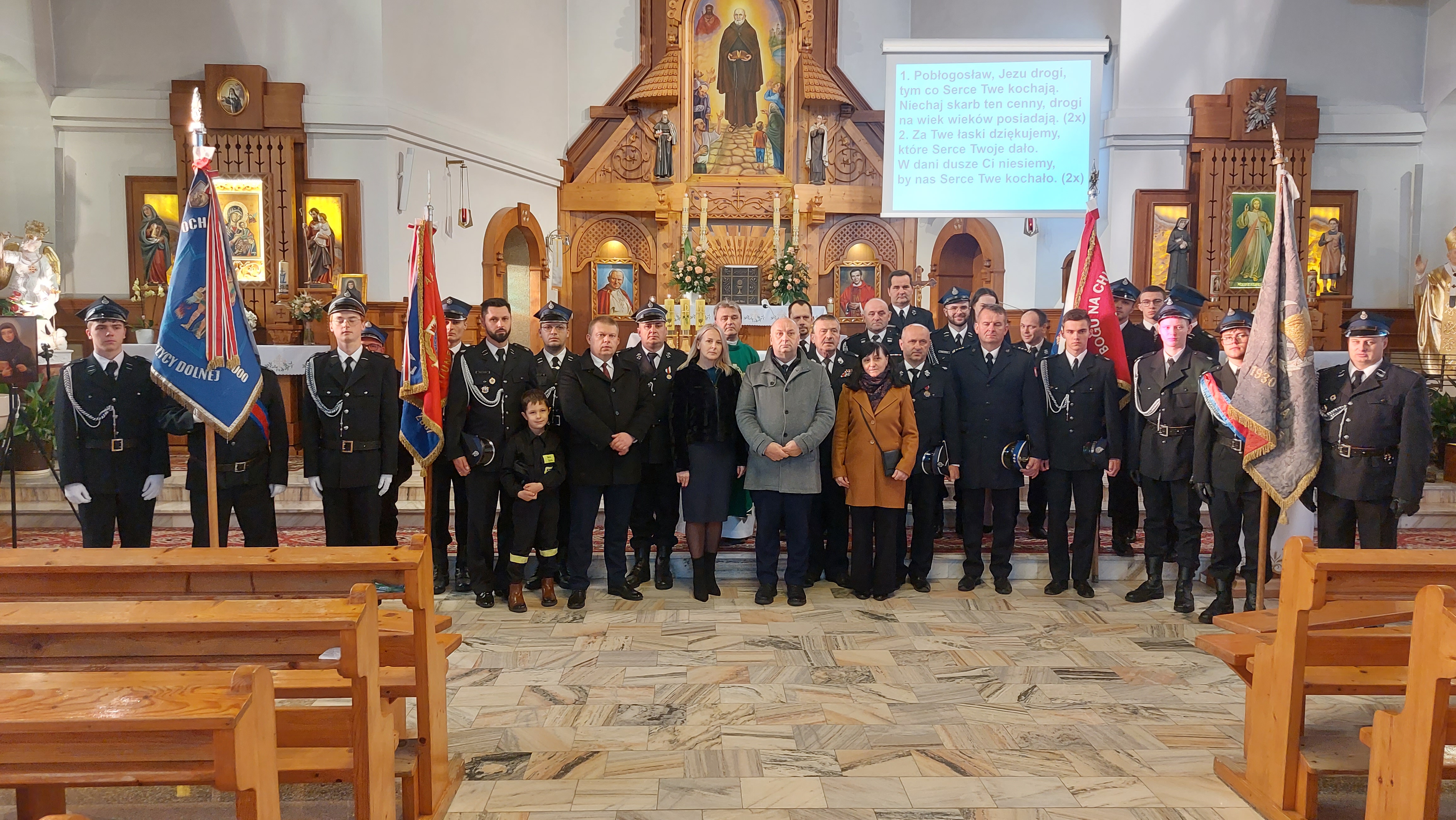 Modlitwa za zmarłych strażaków